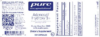 Pure Encapsulations Adenosyl/Hydroxy B12 - supplement