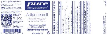Pure Encapsulations AdipoLean II - supplement