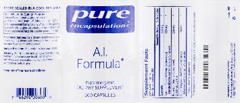 Pure Encapsulations A.I. Formula - supplement