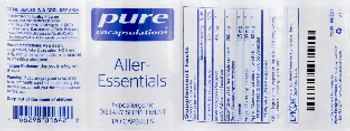 Pure Encapsulations Aller-Essentials - supplement