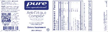 Pure Encapsulations Anti-Fatigue Complex - supplement