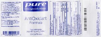 Pure Encapsulations AntiOxidant Formula - supplement