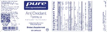 Pure Encapsulations AntiOxidant Formula - supplement