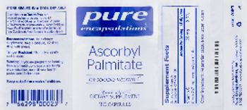 Pure Encapsulations Ascorbyl Palmitate - supplement