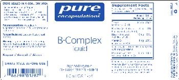 Pure Encapsulations B-Complex Liquid - supplement