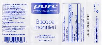 Pure Encapsulations Bacopa Monnieri - supplement