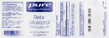 Pure Encapsulations Beta-Sitosterol - supplement