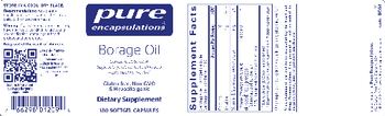 Pure Encapsulations Borage Oil - supplement