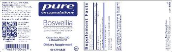 Pure Encapsulations Boswellia - supplement