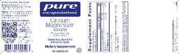 Pure Encapsulations Calcium Magnesium (Citrate) - 