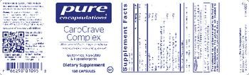 Pure Encapsulations CarbCrave Complex - supplement