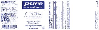 Pure Encapsulations Cat?s Claw - supplement