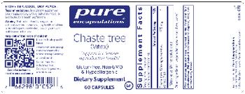 Pure Encapsulations Chaste Tree (Vitex) - supplement