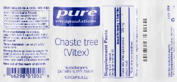 Pure Encapsulations Chaste Tree (Vitex) - supplement