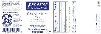 Pure Encapsulations Chaste Tree (Vitex) - supplement