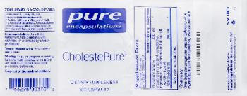 Pure Encapsulations CholestePure - supplement