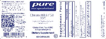 Pure Encapsulations ChromeMate GTF 600 - supplement