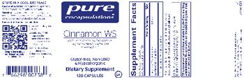 Pure Encapsulations Cinnamon WS - supplement