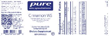 Pure Encapsulations Cinnamon WS - supplement