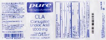 Pure Encapsulations CLA 1,000 mg - supplement