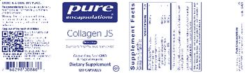 Pure Encapsulations Collagen JS - supplement