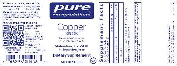 Pure Encapsulations Copper (Citrate) - supplement