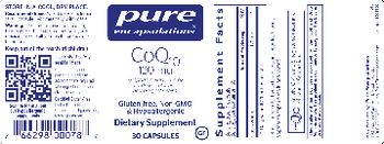 Pure Encapsulations CoQ10 120 mg - supplement