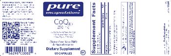 Pure Encapsulations CoQ10 250 mg - supplement