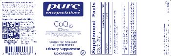 Pure Encapsulations CoQ10 60 mg - supplement