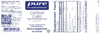 Pure Encapsulations Cortisol Calm - supplement