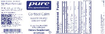 Pure Encapsulations Cortisol Calm - supplement