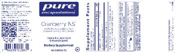 Pure Encapsulations Cranberry NS - supplement