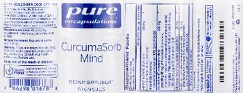 Pure Encapsulations CurcumaSorb Mind - supplement