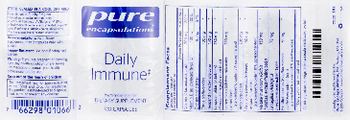 Pure Encapsulations Daily Immune - supplement