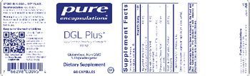 Pure Encapsulations DGL Plus - supplement