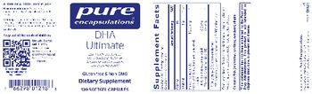 Pure Encapsulations DHA Ultimate - supplement