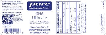 Pure Encapsulations DHA Ultimate - supplement