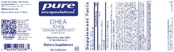 Pure Encapsulations DHEA 10 mg - supplement