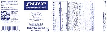 Pure Encapsulations DHEA 25 mg - supplement