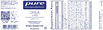 Pure Encapsulations DHEA 5 mg - supplement