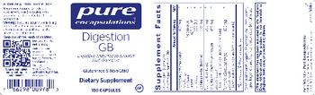 Pure Encapsulations Digestion GB - supplement