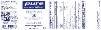 Pure Encapsulations Digestion GB - supplement