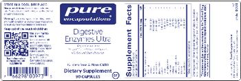Pure Encapsulations Digestive Enzymes Ultra - supplement