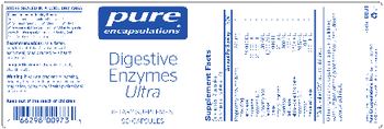 Pure Encapsulations Digestive Enzymes Ultra - supplement