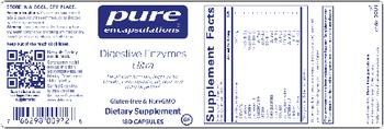 Pure Encapsulations Digestive Enzymes Ultra - supplement