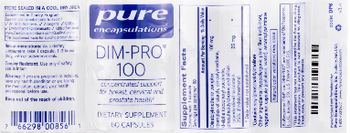 Pure Encapsulations DIM-PRO 100 - supplement