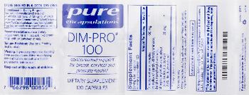 Pure Encapsulations DIM-PRO 100 - supplement