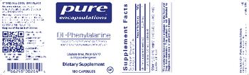 Pure Encapsulations DL-Phenylalanine - supplement