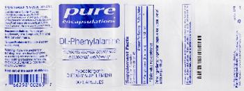 Pure Encapsulations DL-Phenylalanine - supplement