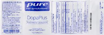 Pure Encapsulations DopaPlus - supplement